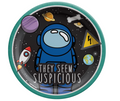 Among Us Spies In Space 7" Round Plates