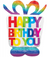 50" Birthday Present AirLoonz Balloon
