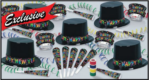 New Years MIDNIGHT MAGIC KIT FOR 10 PEOPLE