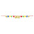 Multicolored One 1st Birthday Banner 9ft