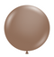 TUFTEX Cocoa 17″ Latex Balloons 3ct