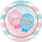 Bow or Bowtie Gender Reveal 9" Plates 8ct.