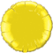 18" Yellow Round Mylar Balloon #360