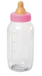 Pink Baby Bottle Bank 11"