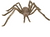 40.9" Light Brown Spider