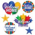 Foil Welcome Home Cutouts 5½"-14"