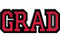 Grad Standing Sign - Red