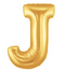 40" Megaloon Gold Letter J