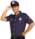 Police Kit Shirt & Hat Standard Adult Costume