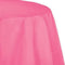 Candy Pink Plastic Octy-Round Tablecover 82"