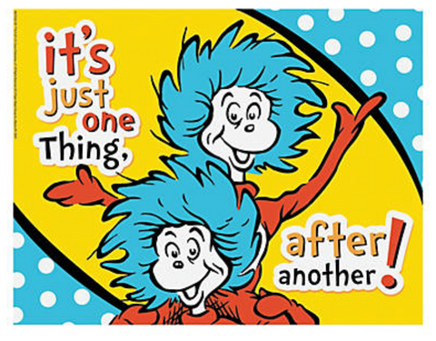Dr. Seuss™ One Thing After Another Poster
