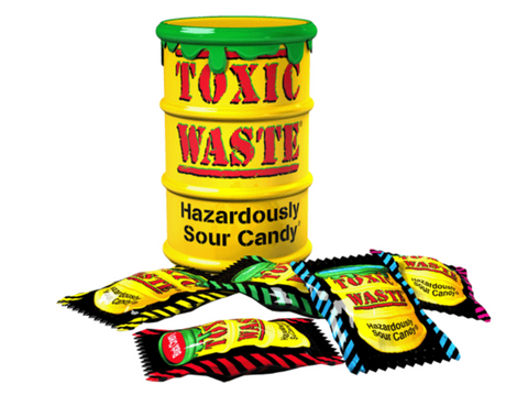CANDY Toxic Waste Yellow Drum