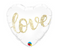 18" Love Glitter Gold Balloon #370