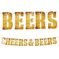 Cheers and Beers Letter Banner