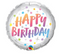 18" Birthday Rainbow Dots Balloon #44