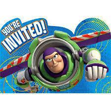 Toy Story Power Up Invites