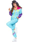 Awesome 80's Track Suit Women's Costume Small/Medium (2-8)