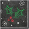 Christmas Chalk Messages Beverage Napkins 16ct