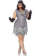 Plus Size 1920's Roaring Roxy Women's Costume 1X/2X (16-20) Flapper