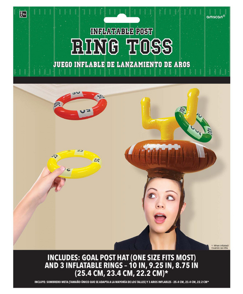 Inflatable Post Ring Toss Football Game
