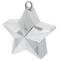 Silver Star Electroplated Balloon Weight