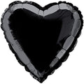 18" Black Heart Shape Balloon #47