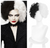 CRUELLA LIVE ACTION ADULT COSTUME WIG 2021