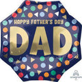 Jumbo Happy Father's Day Dots Balloon