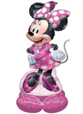 48" MINNIE FOREVER AIRLOONZ BALLOON PACKAGE AIR-FILLED BALLOON