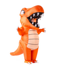 Inflatable Dinosaur Orange Adult Costume OSFA
