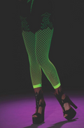 Franken Bride Neon Green Fishnet Leggings