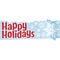 Happy Holidays Shimmer Snowflake 3D Centerpiece