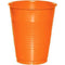 Sun-kissed Orange 16oz Plastic Cups 20ct.