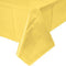 Mimosa Yellow Plastic Table Cover 54"x108"