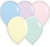 Sempertex 5" Pastel Matte Assorted Latex Balloons 100/pk