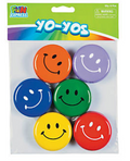 Value Pack Smile Face Yo-Yo's 6PCS