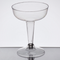 Visions 4 oz. Heavy Weight Clear 2-Piece Plastic Champagne Glass 20/pack