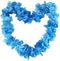 SILK FLOWER LEI - BLUE