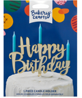 Happy Birthday Candle Holder Cake Topper