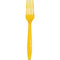 School Bus Yellow Forks 24ct.