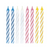 Multicolor Spiral Birthday Candles 24ct.