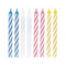 Multicolor Spiral Birthday Candles 24ct.