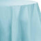Pastel Blue Plastic Octy-Round Tablecover 82"