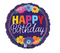 18" Bold Blooms Birthday Balloons #425