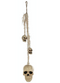 Hang Your Head Skull on Rope Deco 23"
