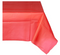 Classic Red Plastic Table Cover