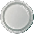 Shimmering Silver 9" Paper Plates 24ct.