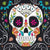 Sugar Skulls Day of the Dead Lunch Napkins 16ct