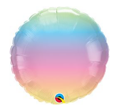 18" Pastel Ombre Balloon #429