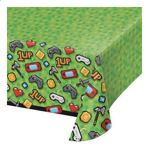 GAMING PARTY PLASTIC TABLE COVER